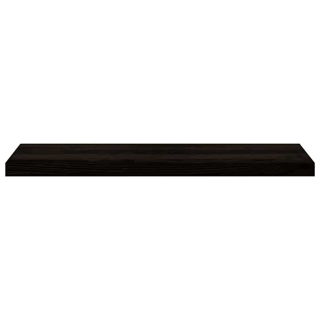 Stair Treads 12 pcs Brown Black 90x25x2 cm Solid Wood Oak