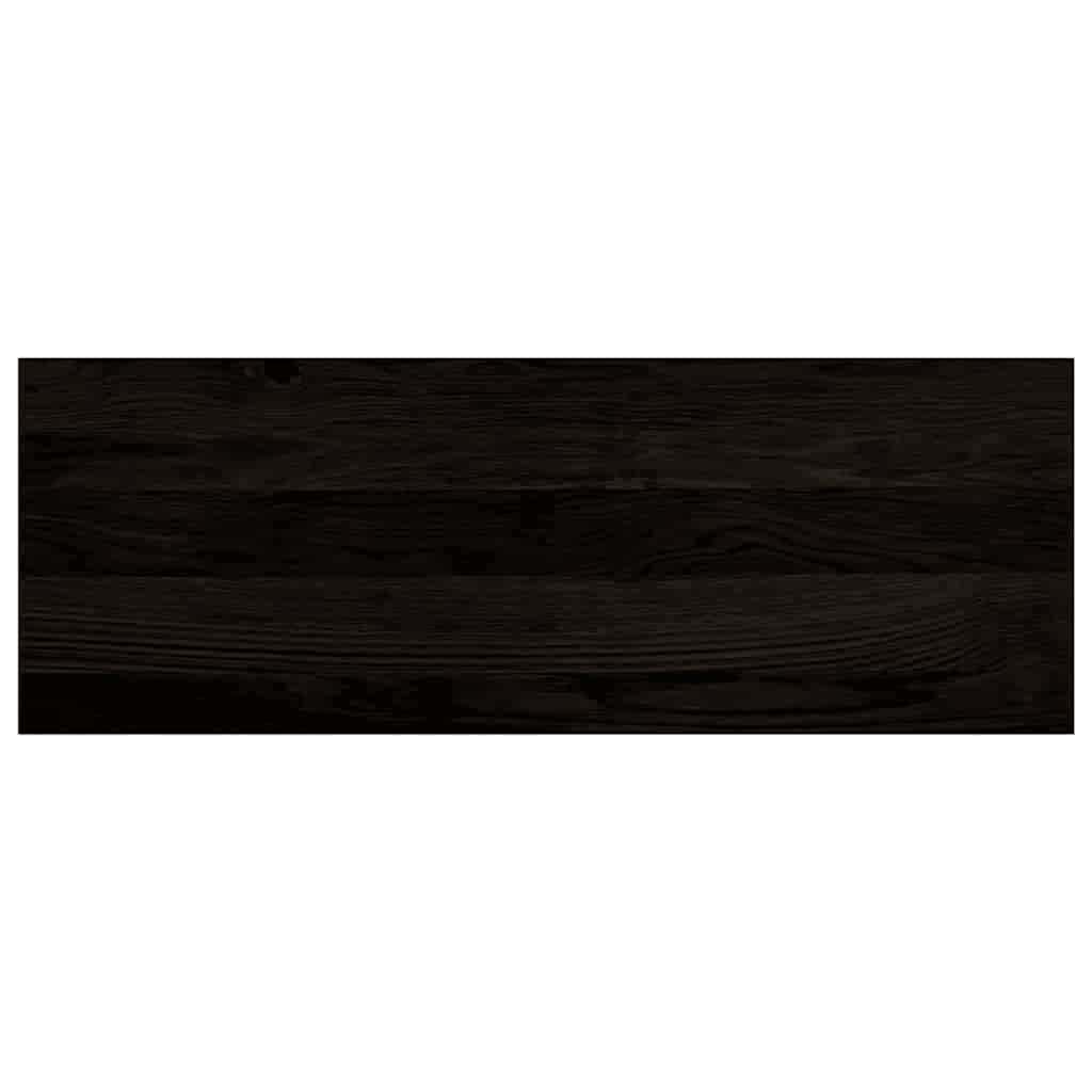Stair Treads 16 pcs Brown Black 70x25x2 cm Solid Wood Oak