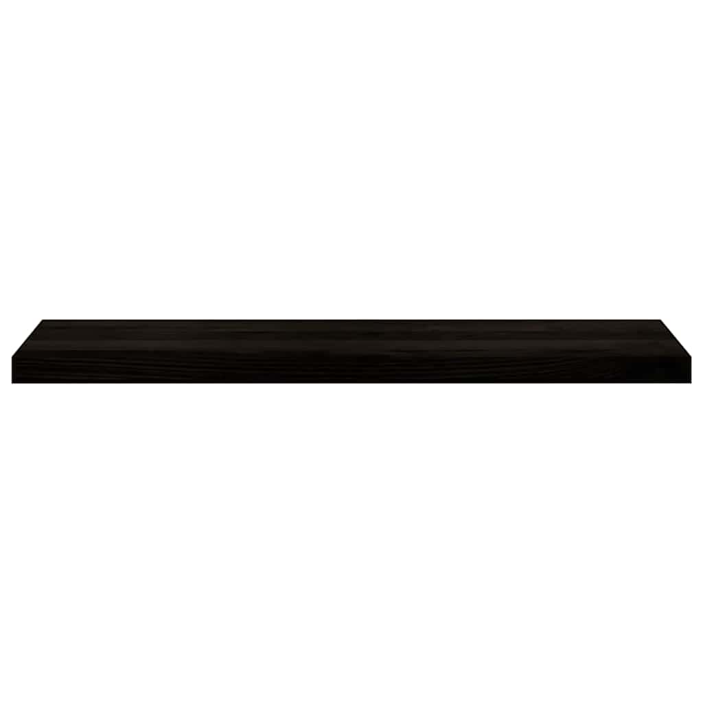 Stair Treads 16 pcs Brown Black 100x25x2 cm Solid Wood Oak