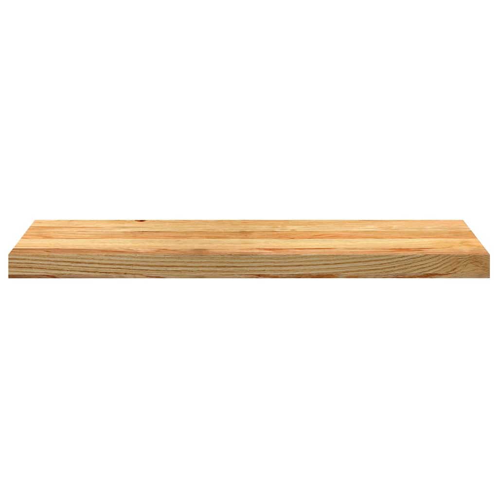 Stair Treads 2 pcs Light Brown 80x25x2 cm Solid Wood Oak