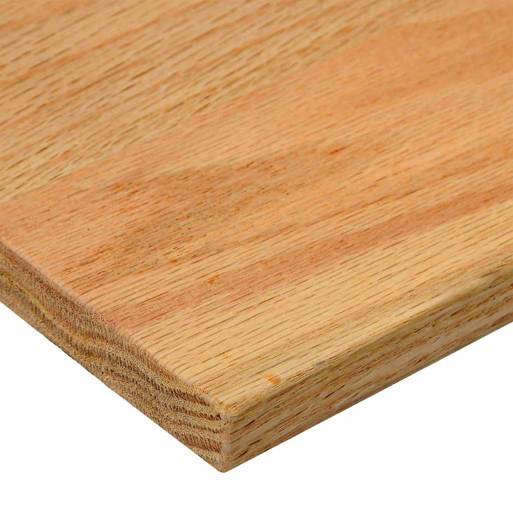 Stair Treads 2 pcs Light Brown 110x30x2 cm Solid Wood Oak