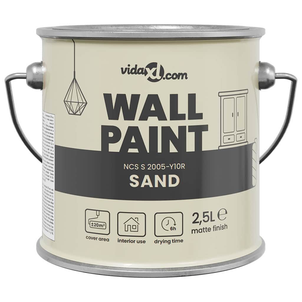 Wall Paint Brown 2.5 L Wall Print