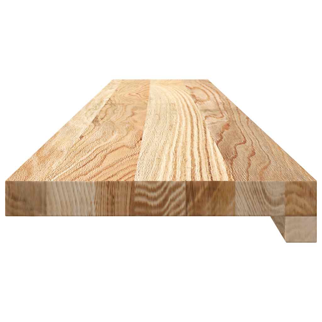 Window Sills 2 pcs Untreated 110x20x2 cm Solid Wood Oak
