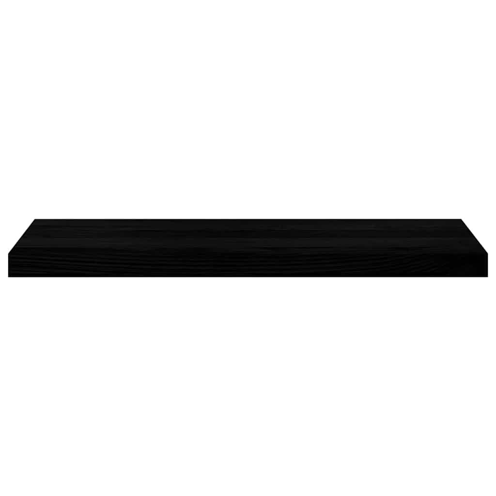 Window Sills 2 pcs Brown Black 80x30x2 cm Solid Wood Oak