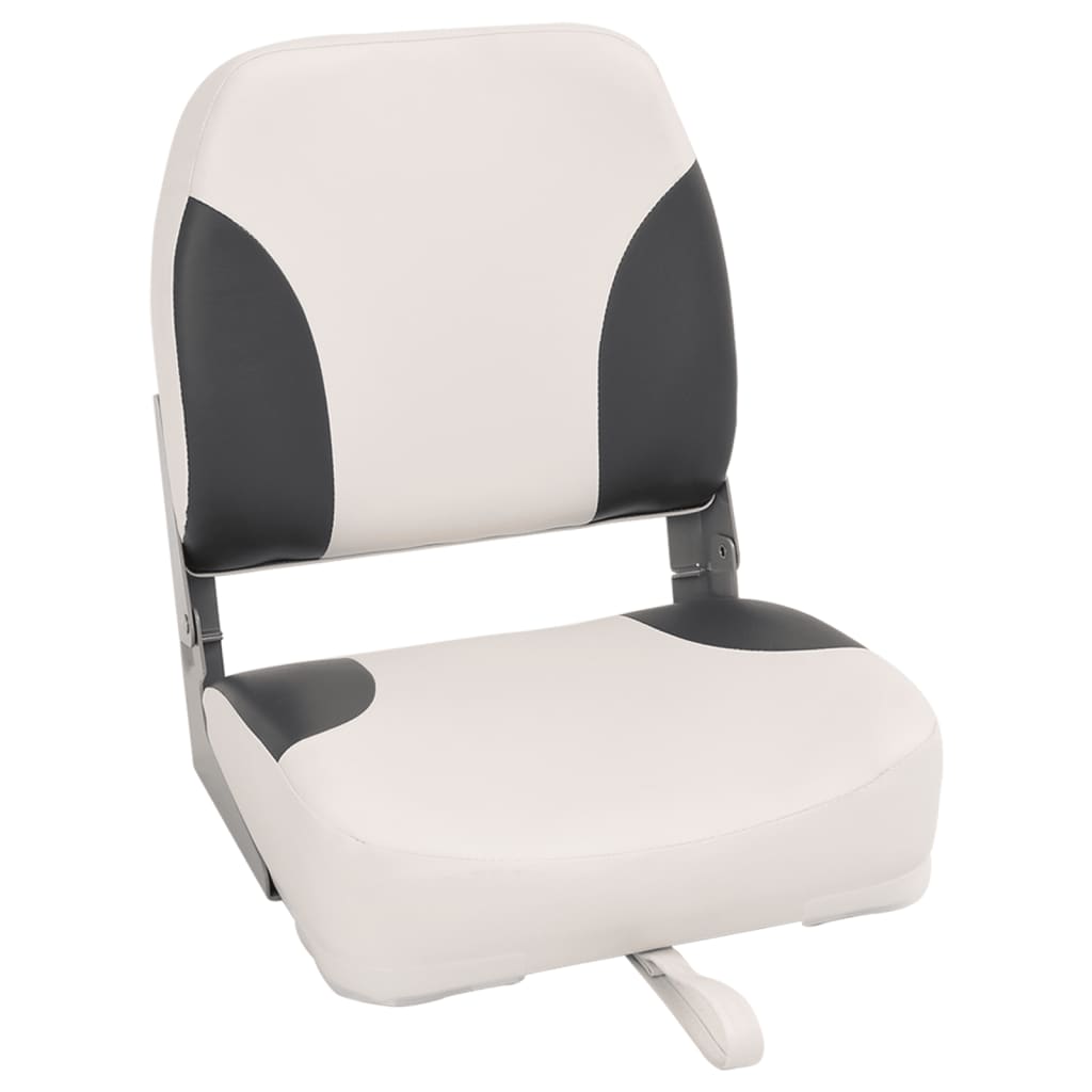 Foldable Boat Seats 2pcs with High Back 41x36x48 cm