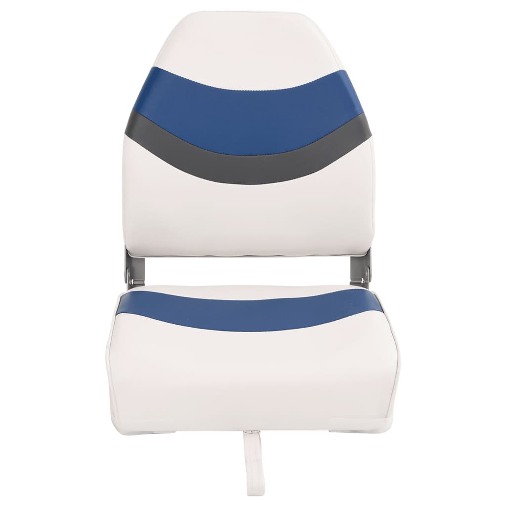 Foldable Boat Seats 2pcs with High Back 44x38x55 cm