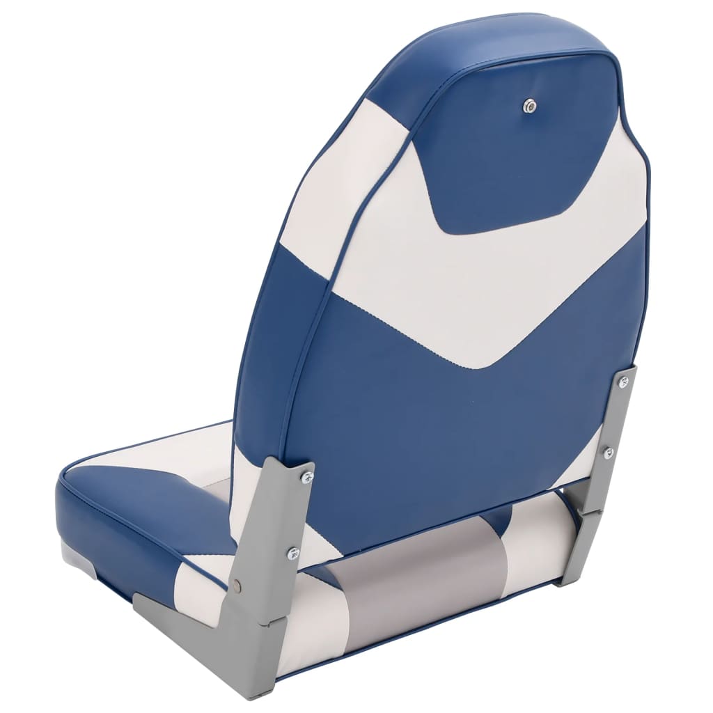 2 Piece Foldable Boat Seat Set High Backrest