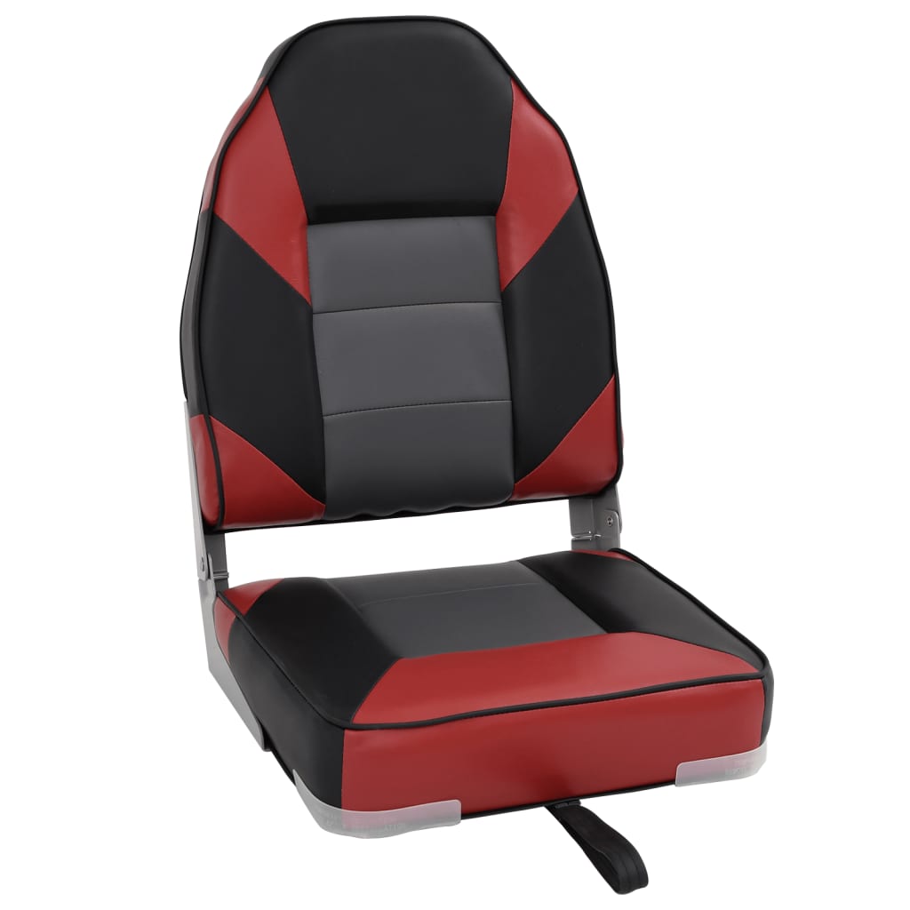 4 Piece Foldable Boat Seat Set High Backrest