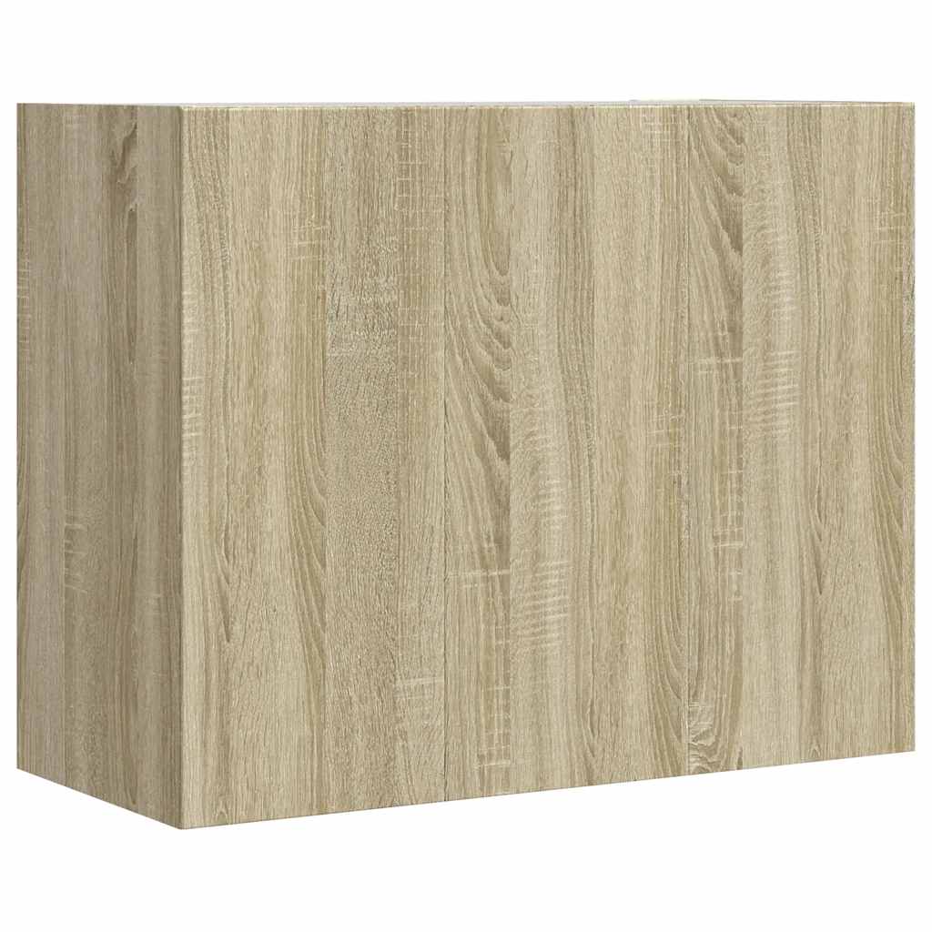 Wall Cabinet Sonoma Oak 75x35x60 cm Engineered Wood
