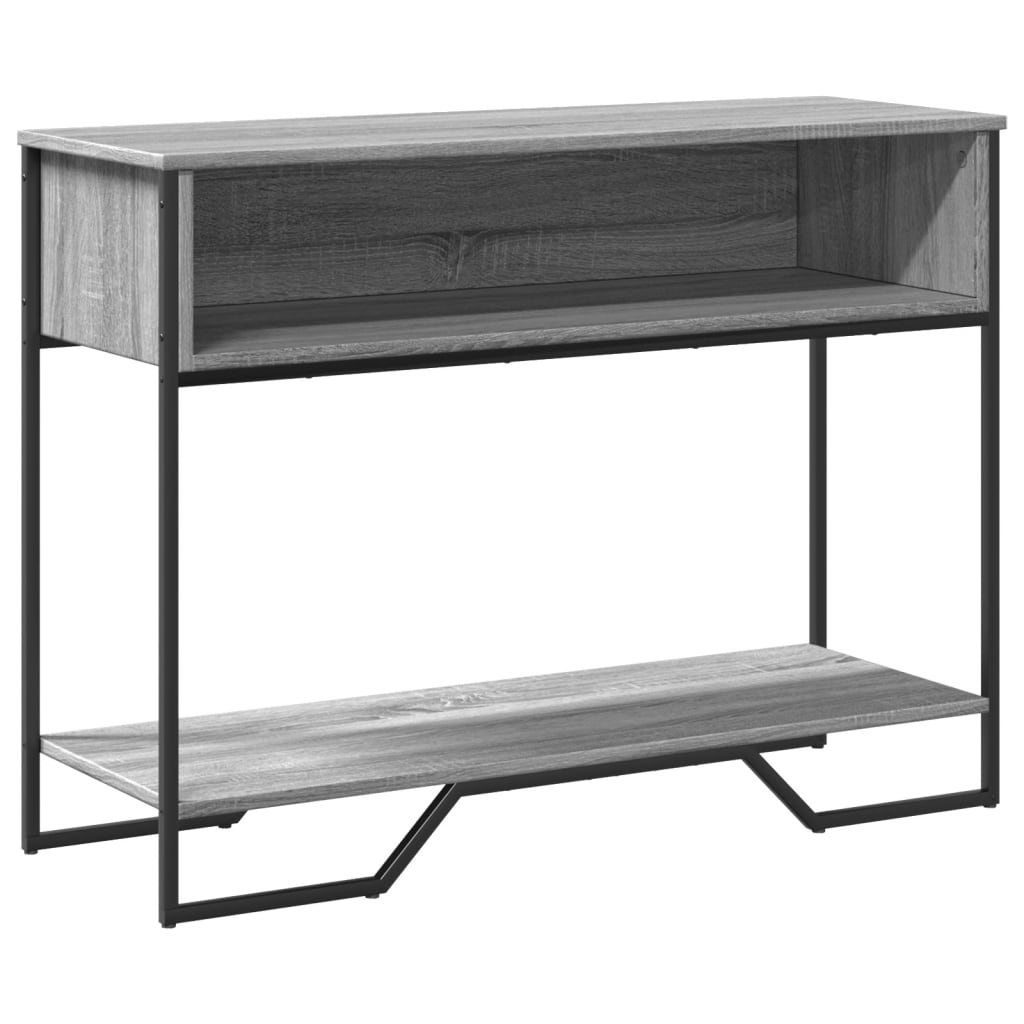 Console Table Grey Sonoma 100x35x74,5 cm Engineered Wood