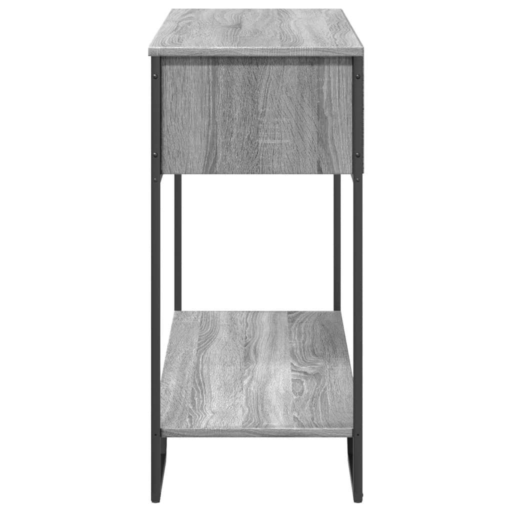 Console Table Grey Sonoma 100x35x74,5 cm Engineered Wood