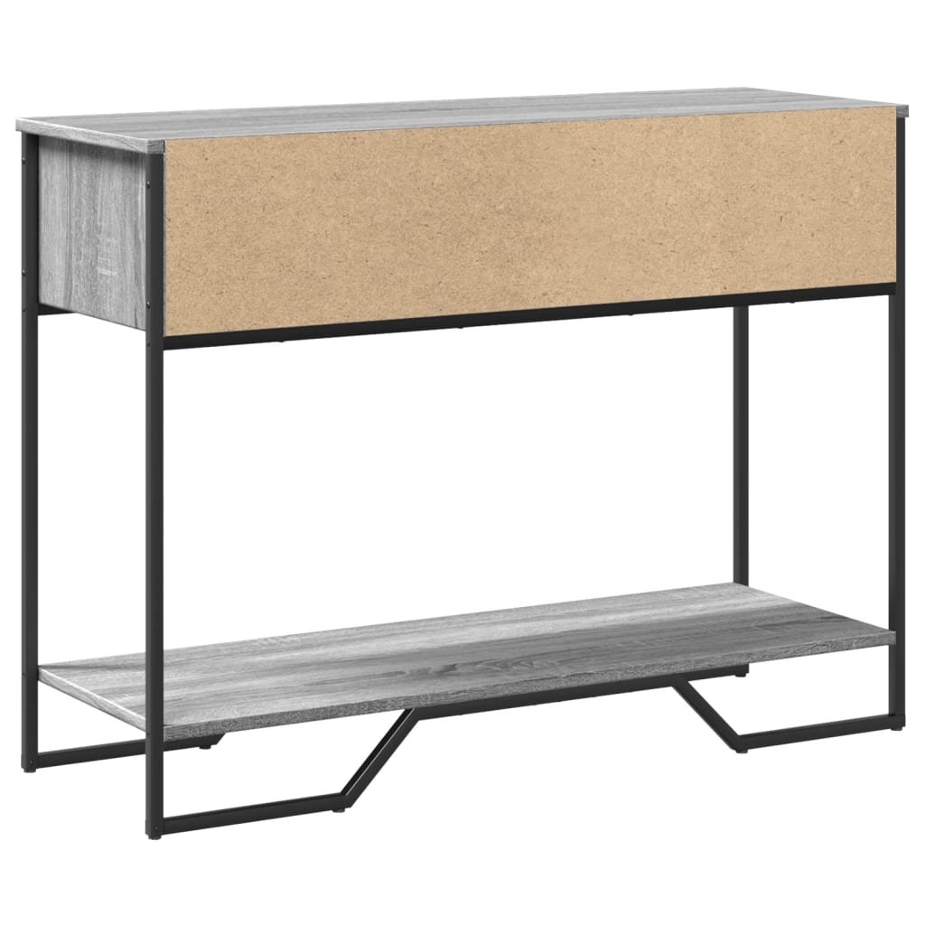 Console Table Grey Sonoma 100x35x74,5 cm Engineered Wood