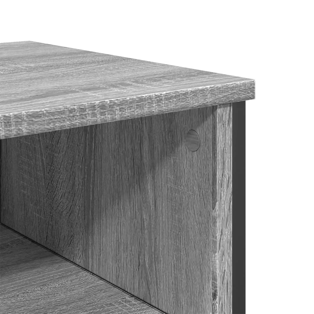 Console Table Grey Sonoma 100x35x74,5 cm Engineered Wood