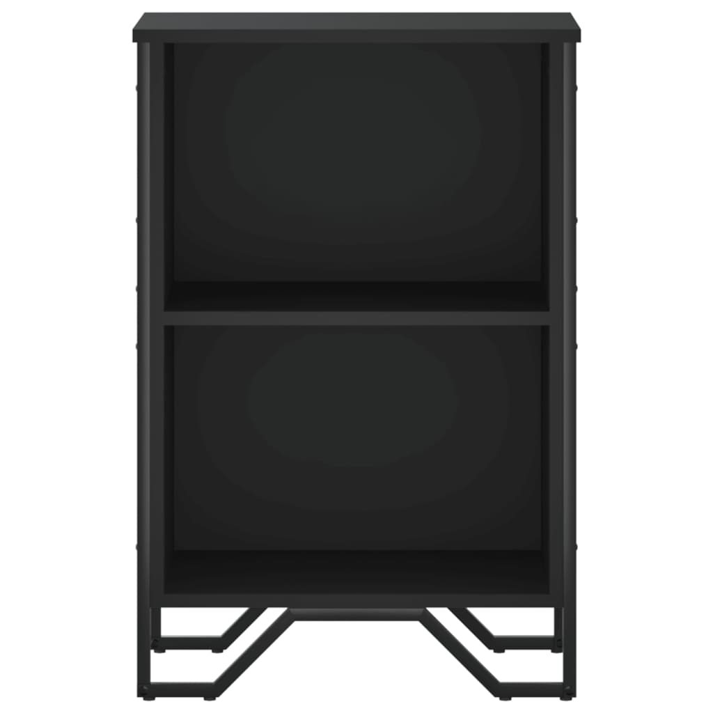 Bookcase Black 50x31x74,5 cm Engineered Wood