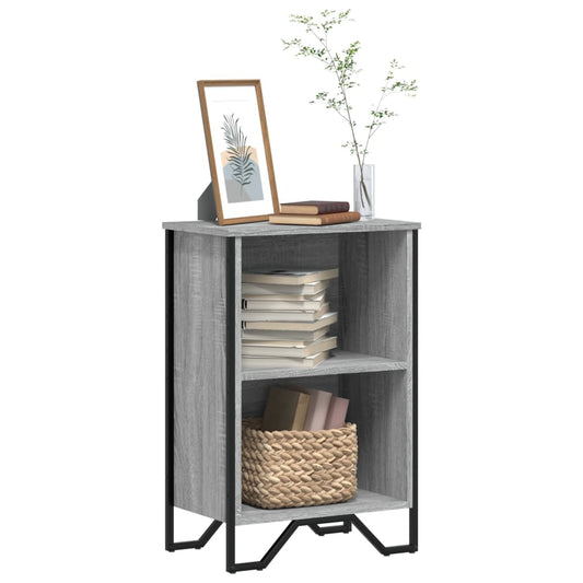Bookcase Grey Sonoma 50x31x74,5 cm Engineered Wood
