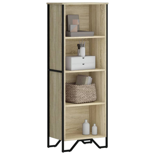 Bookcase Sonoma Oak 50x31x137,5 cm Engineered Wood