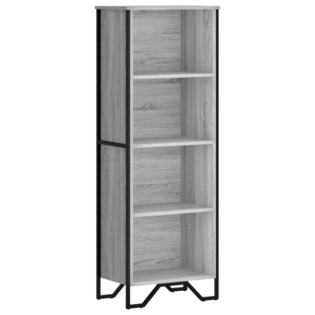 Bookcase Grey Sonoma 50x31x137,5 cm Engineered Wood