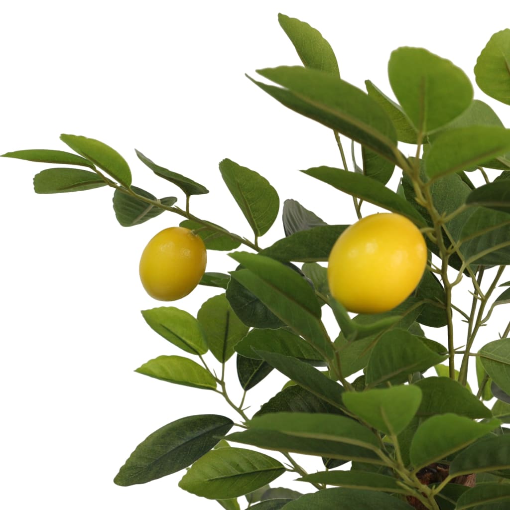 Artificial Lemon Tree with 3 Trunks Green 85 cm PP