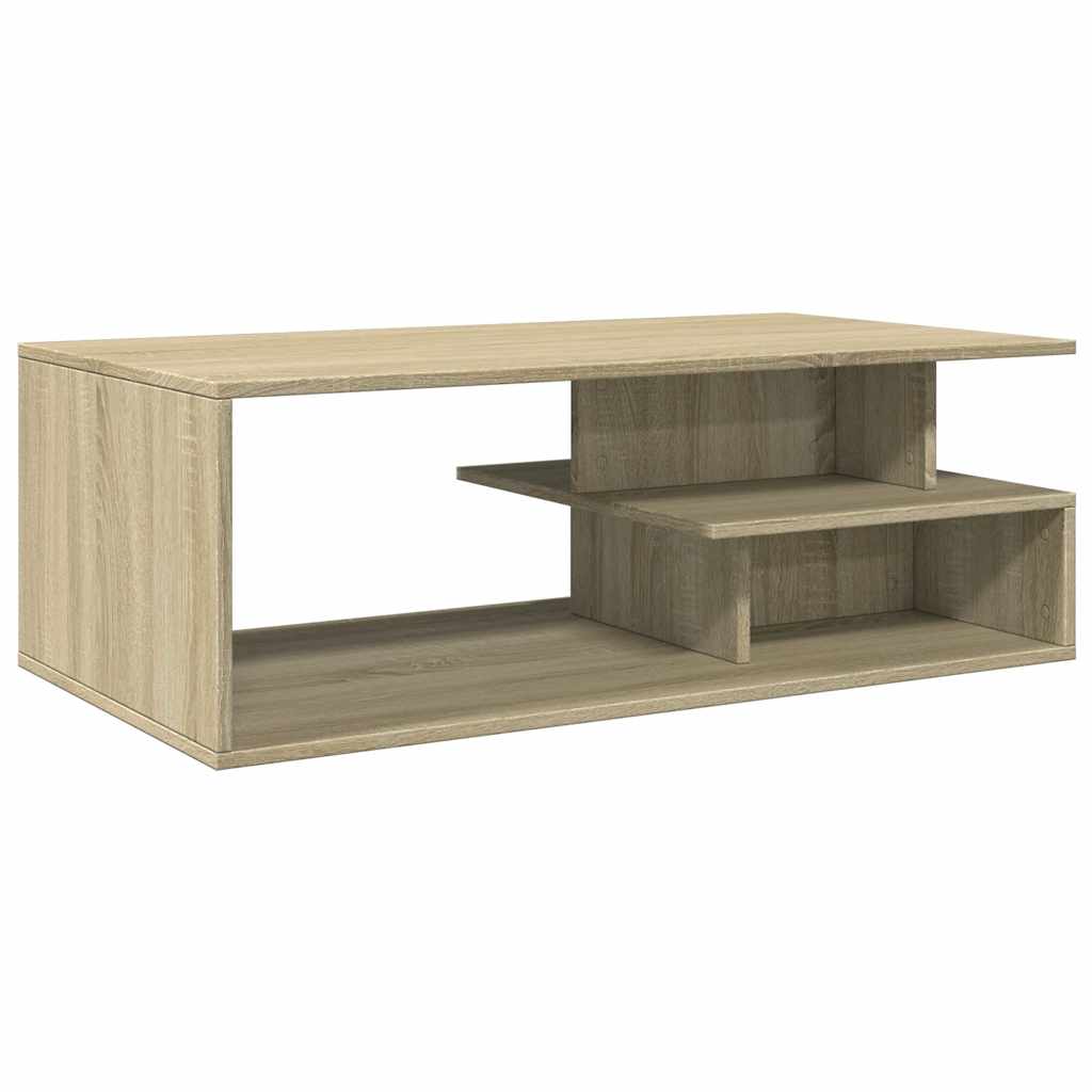 Coffee Table Sonoma Oak 102x55x35 cm Engineered Wood