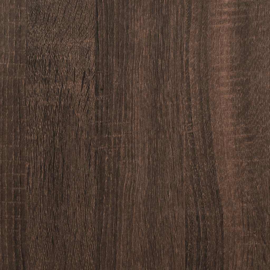 Sideboard Brown Oak 100x35x76 cm Engineered Wood
