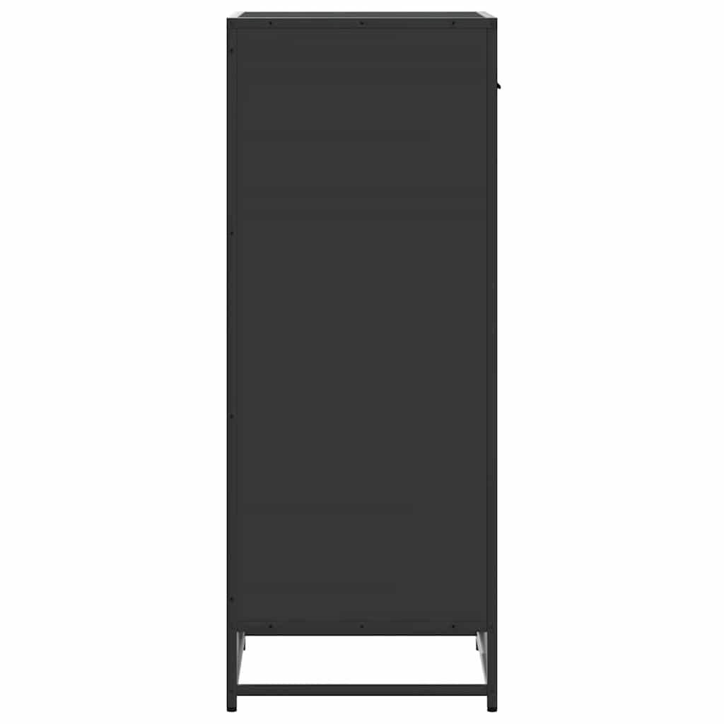 Shoe Rack Black 48x38x97.5 cm Engineered Wood