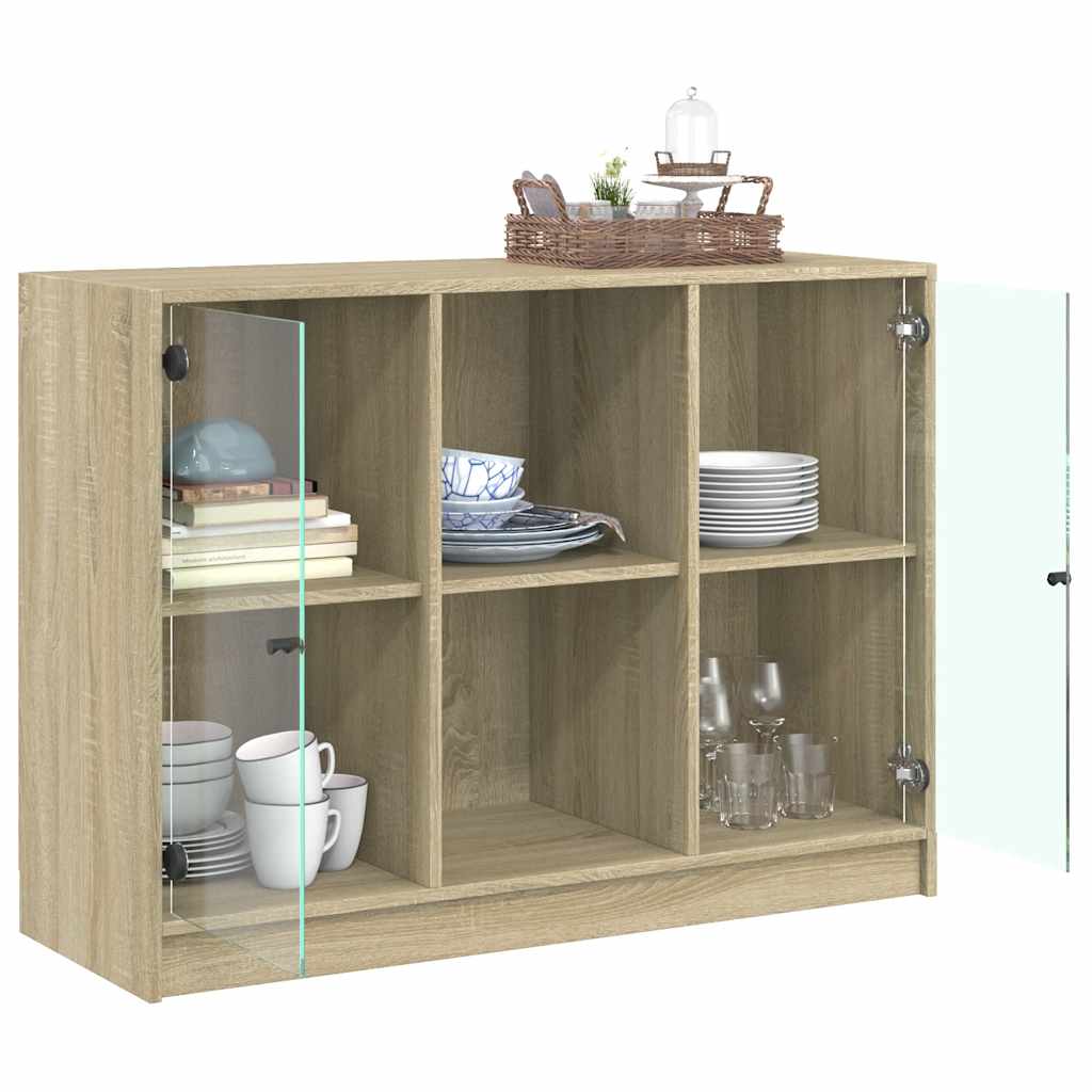 Sideboard Sonoma Oak 102x37x75,5 cm Engineered Wood