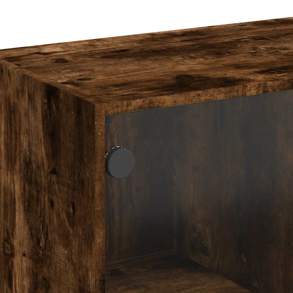 Sideboard Smoked Oak 102x37x75,5 cm Engineered Wood