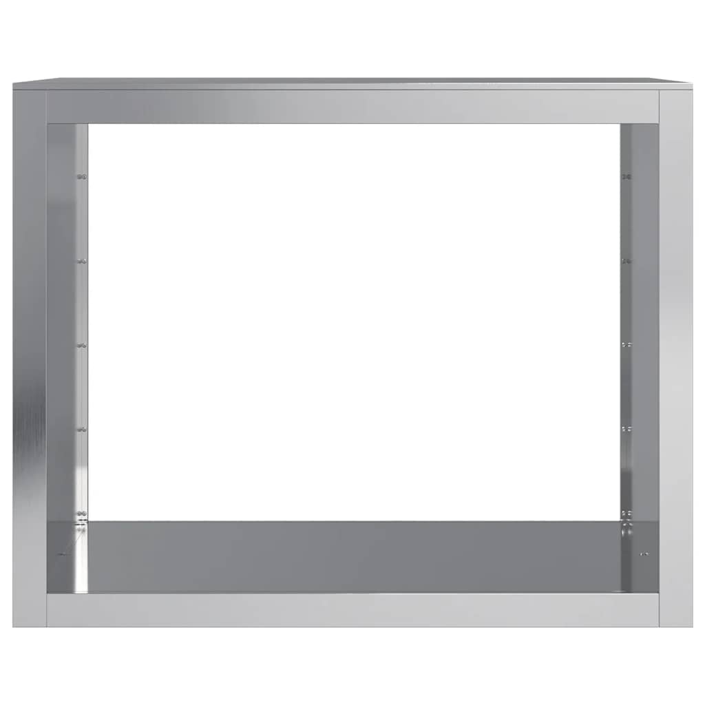 Firewood Rack 100x40x80 cm Galvanised Steel