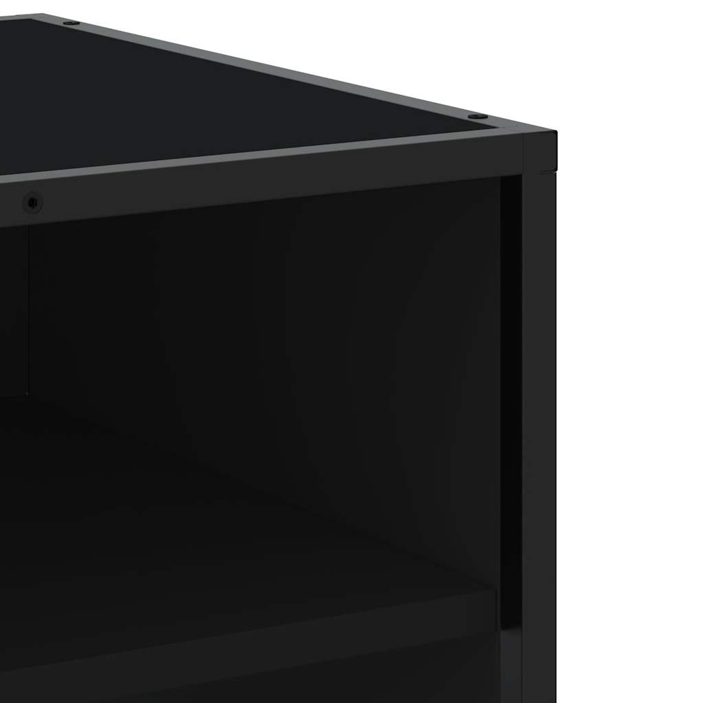 TV Cabinet Black 180,5x40x46 cm Engineered Wood