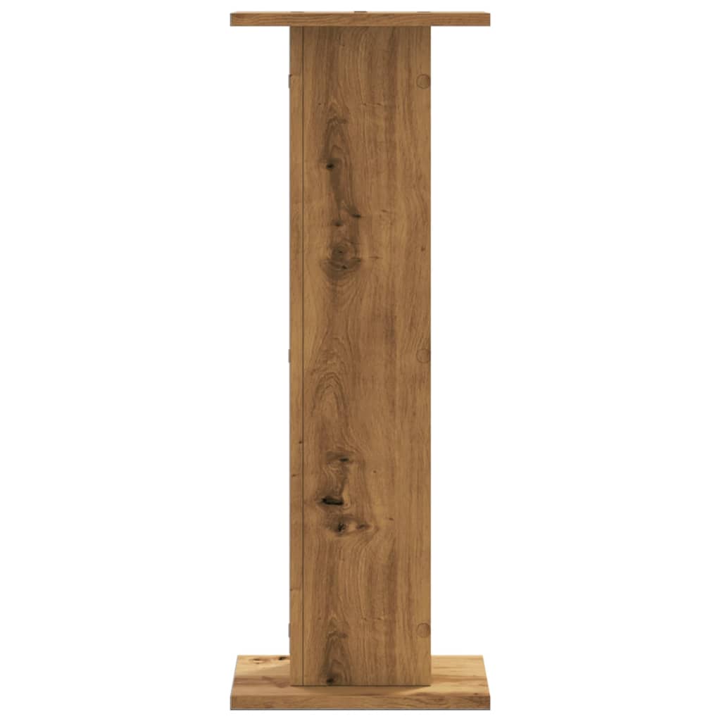 Speaker Stands 2 pcs Artisan Oak 30x30x80 cm Engineered Wood