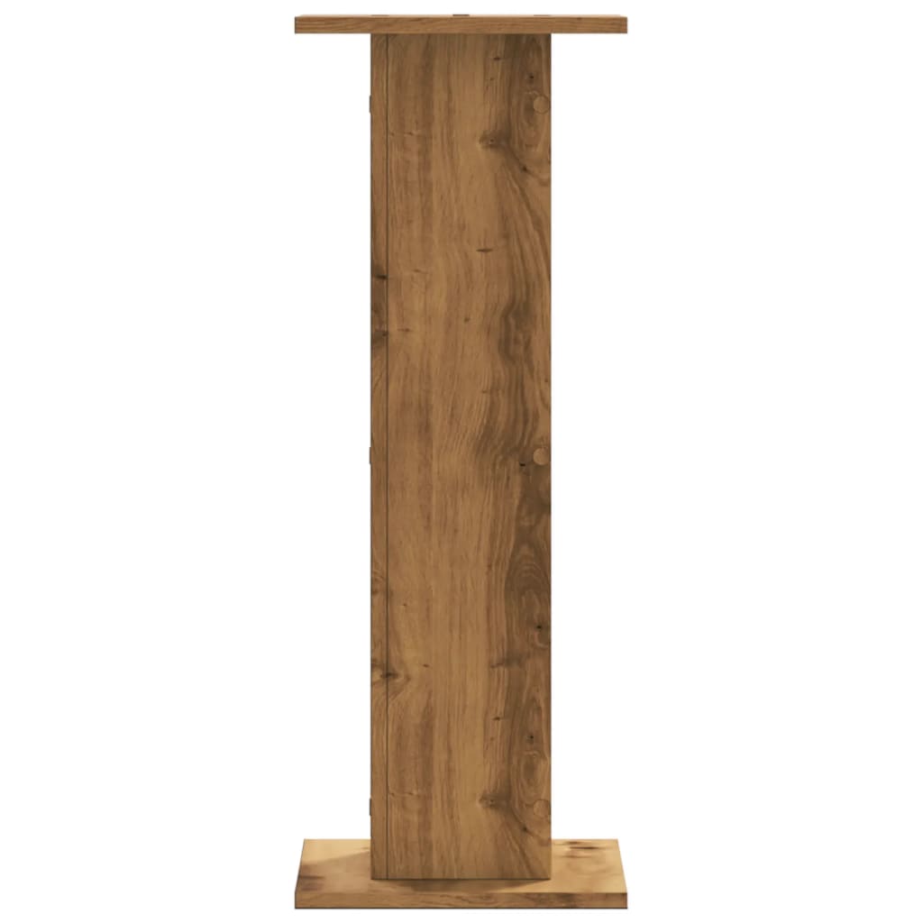 Speaker Stands 2 pcs Artisan Oak 30x30x80 cm Engineered Wood