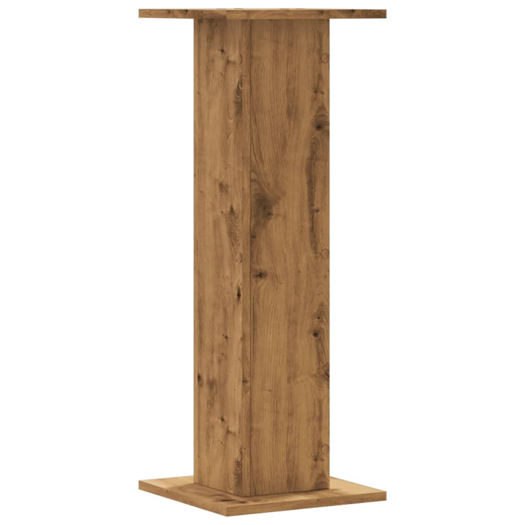 Speaker Stands 2 pcs Artisan Oak 30x30x80 cm Engineered Wood