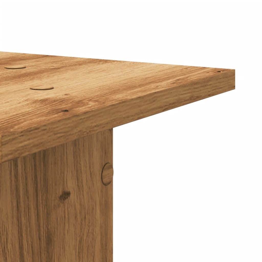 Speaker Stands 2 pcs Artisan Oak 30x30x80 cm Engineered Wood
