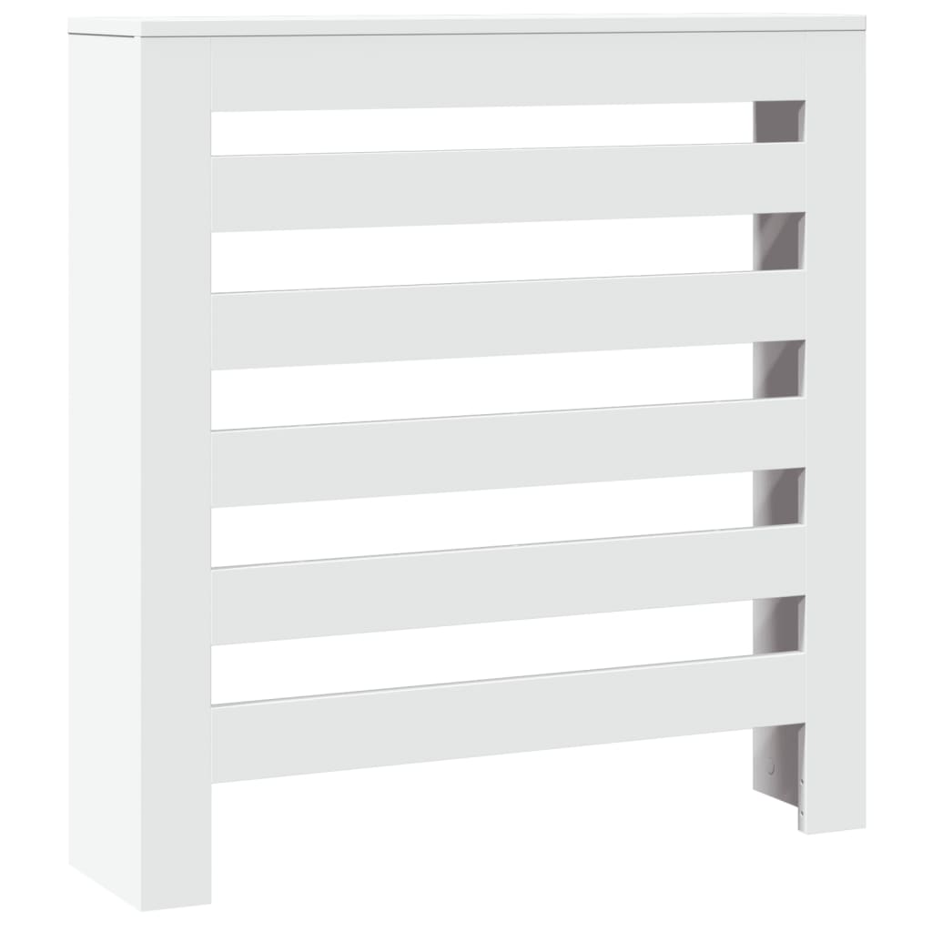 Radiator Cover White 78 x 20 x 82 cm Engineered Wood