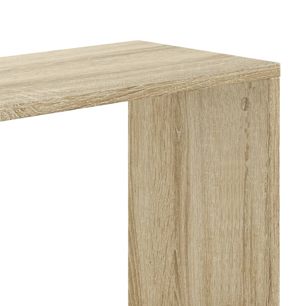 Bookcase 5-Tier Sonoma Oak 45x23,5x162,5 cm Engineered Wood