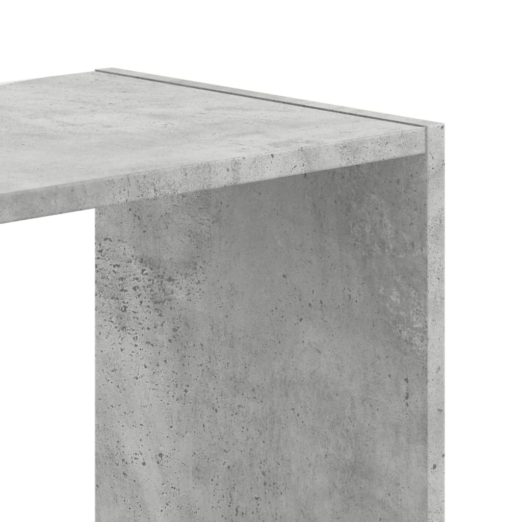 Bookcase Concrete Grey 68,5x32x68,5 cm Engineered Wood