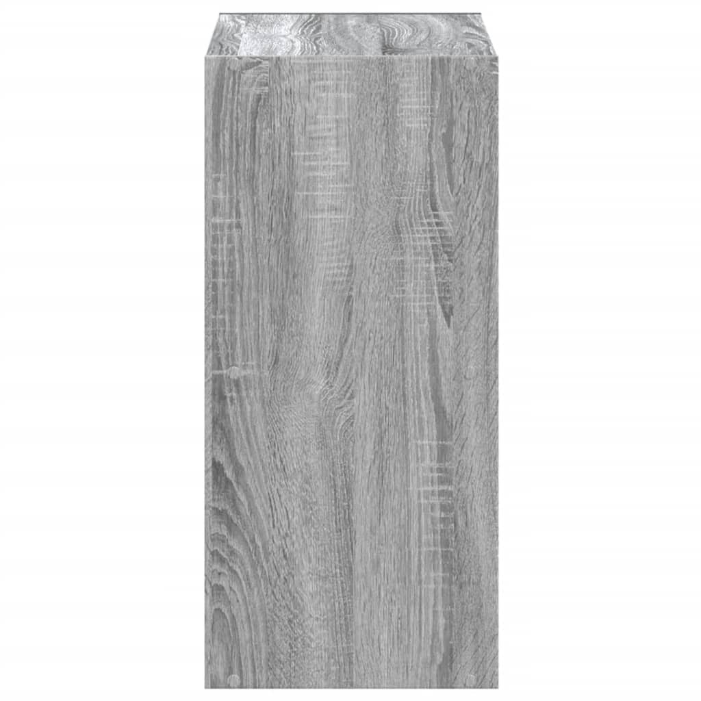 Bookcase Grey Sonoma 68,5x32x68,5 cm Engineered Wood