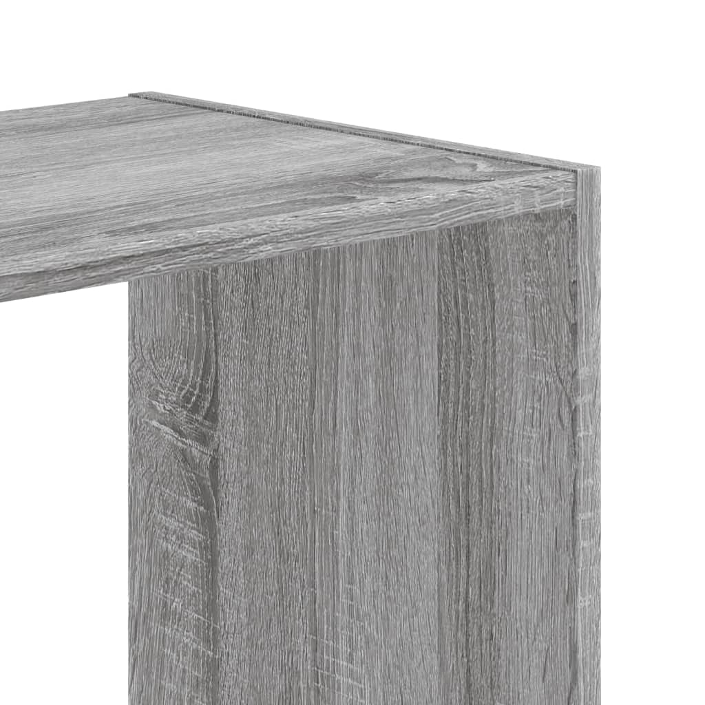 Bookcase Grey Sonoma 68,5x32x68,5 cm Engineered Wood