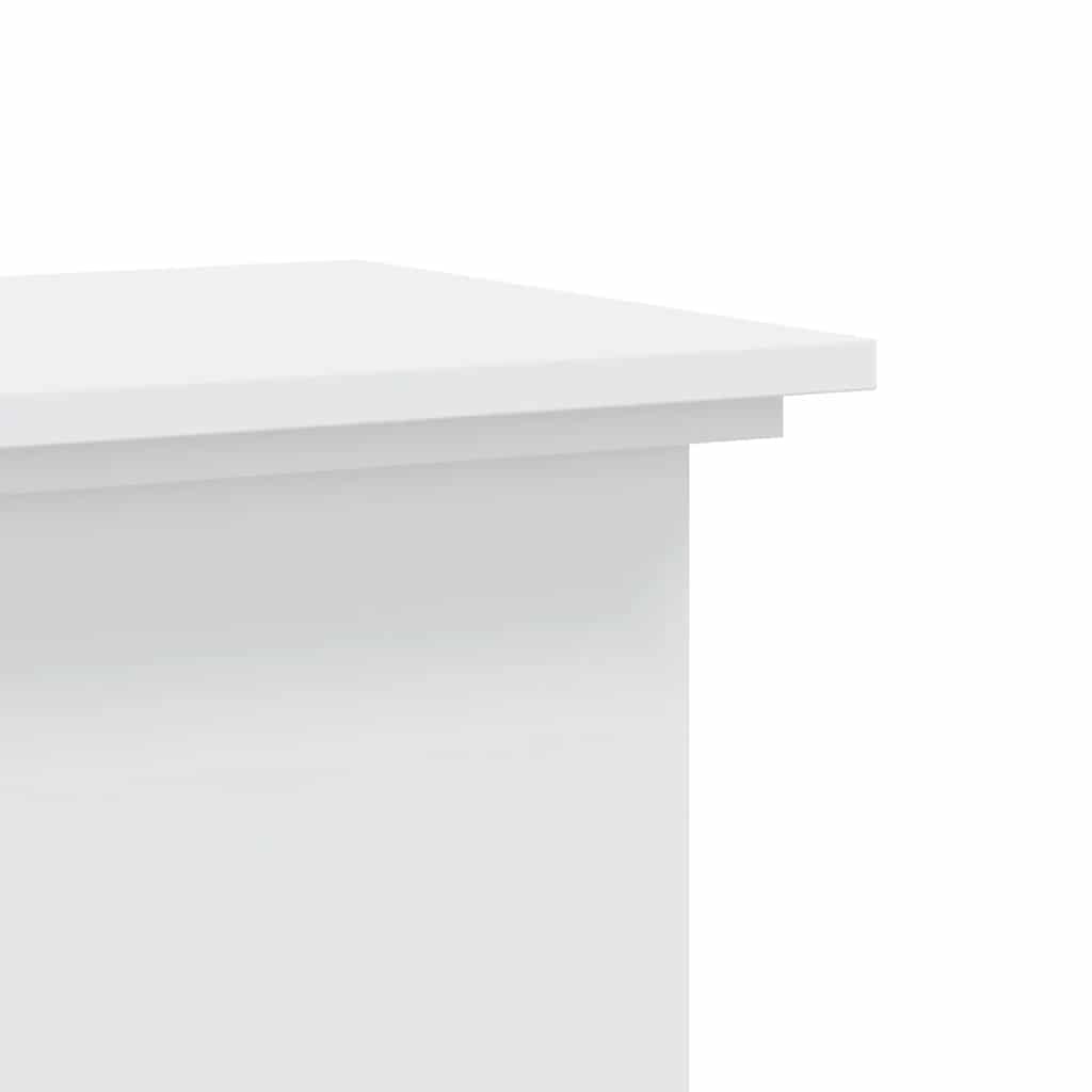 Plant Stand White 33 x 33 x 100 cm Engineered wood