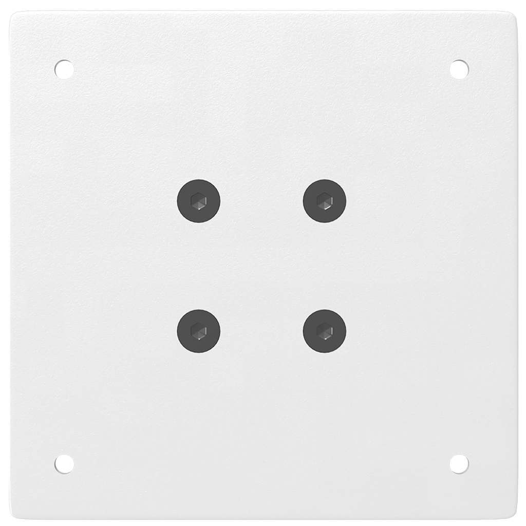 Bar Table Legs 4 pcs White 110-112 cm Steel