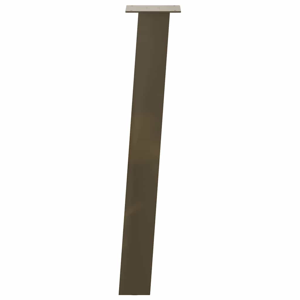 Console Table Legs 4 pcs Natural Steel 72 cm Steel