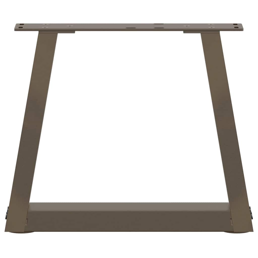 Coffee Table Legs V-Shape 2 pcs Natural Steel 40x(30-31.3) cm Steel