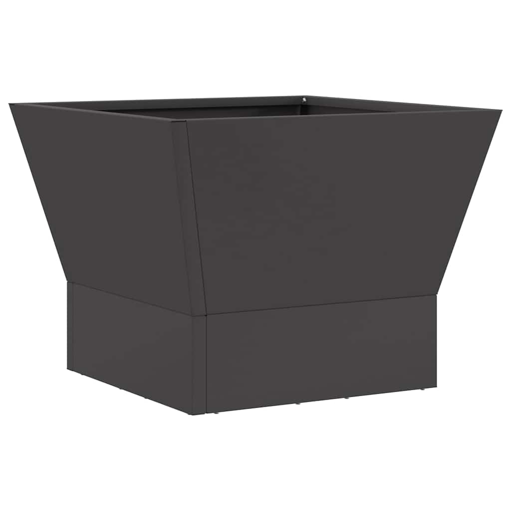 Fire Bowl Black 40 x 40 x 35 cm Weathering Steel