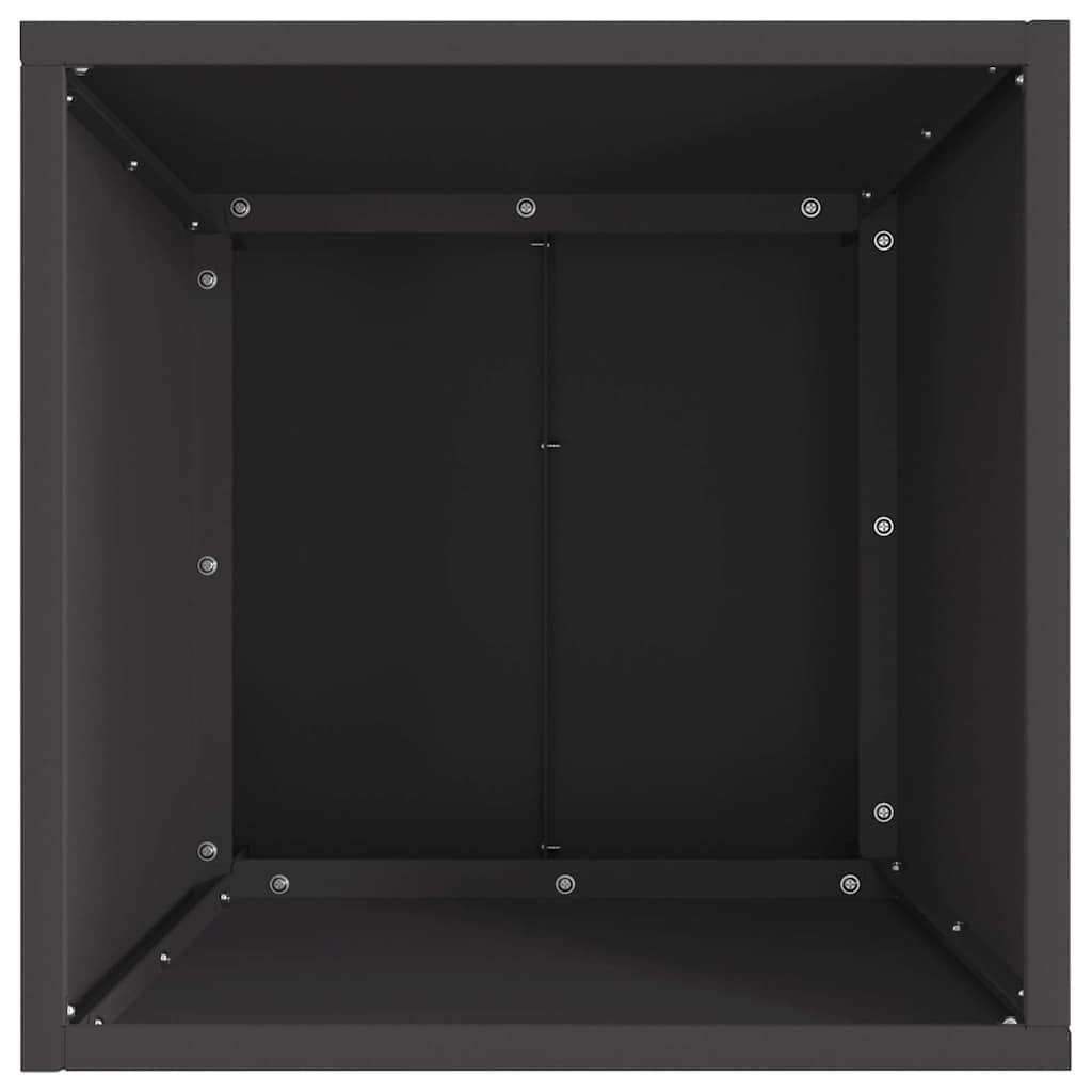 Fire Bowl Black 40 x 40 x 35 cm Weathering Steel