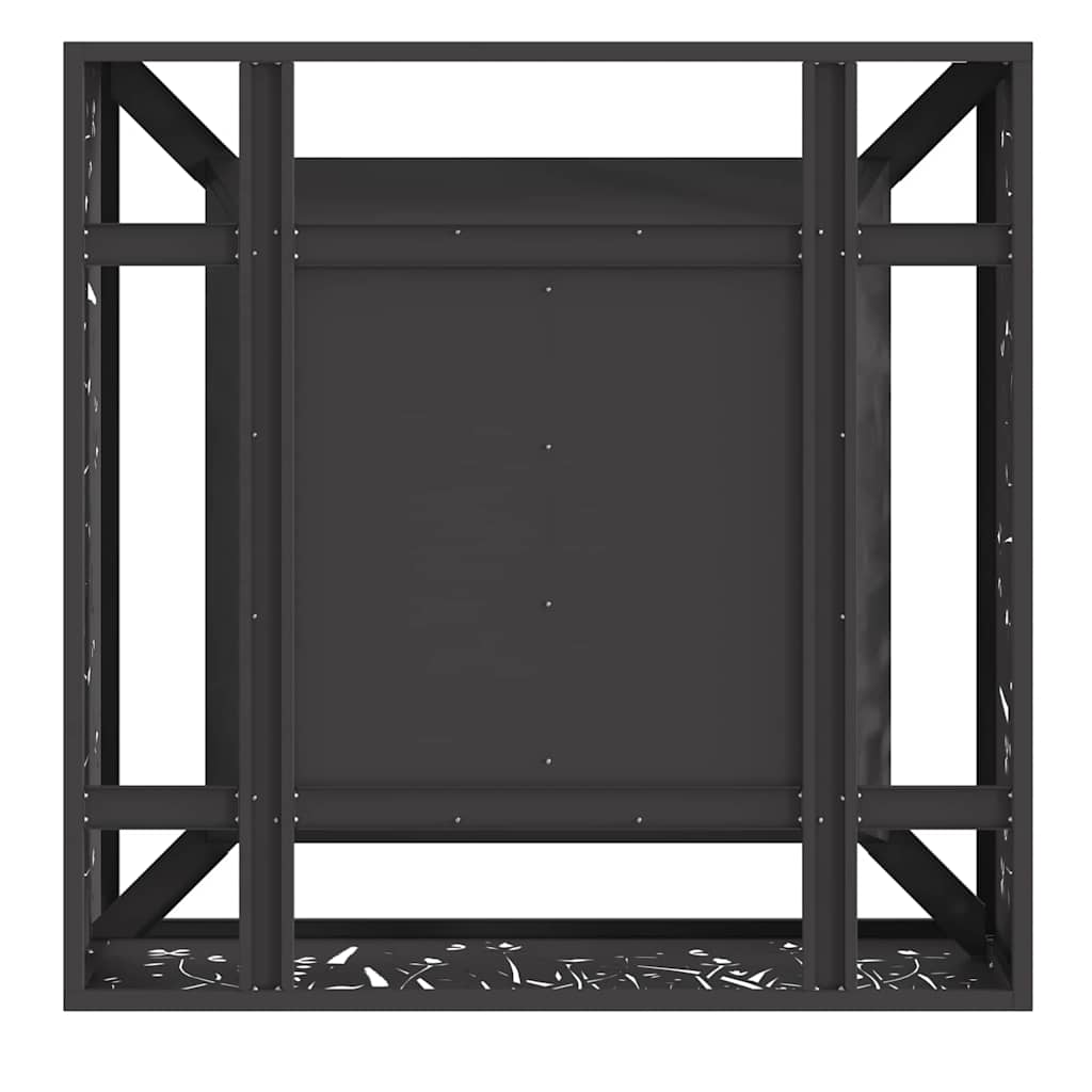 Fire Bowl Black 80 x 80 x 30 cm Weathering Steel