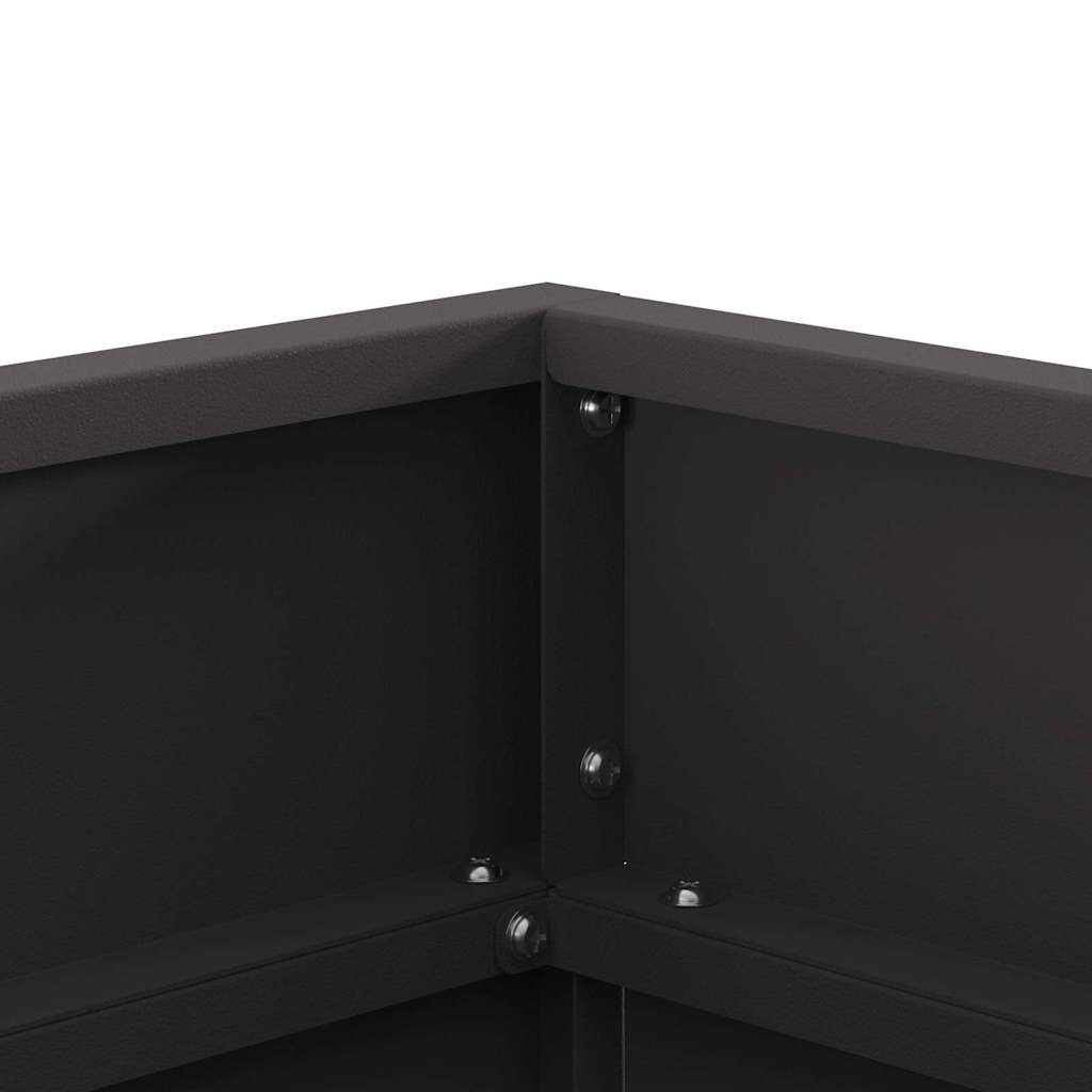 Fire Bowl Black 50 x 50 x 38 cm Weathering Steel