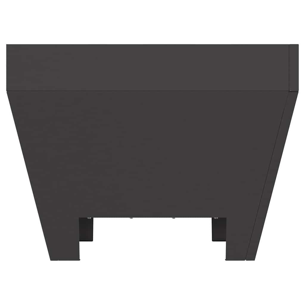 Fire Bowl Black 50 x 50 x 38 cm Weathering Steel