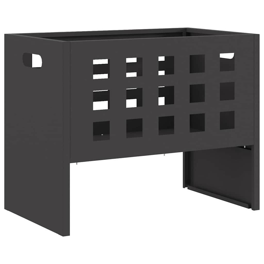 Fire Bowl Black 50 x 30 x 40 cm Steel
