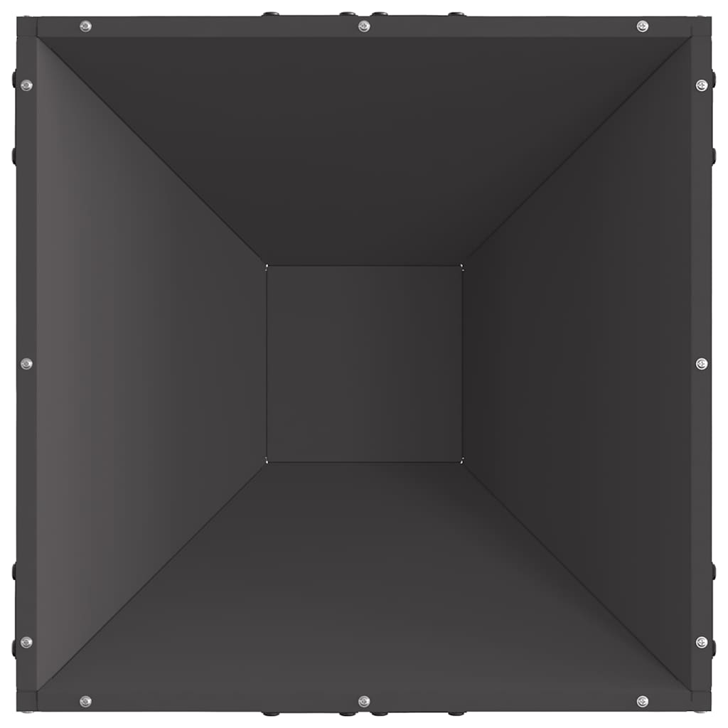 Fire Bowl Black 50 x 50 x 35 cm Weathering Steel