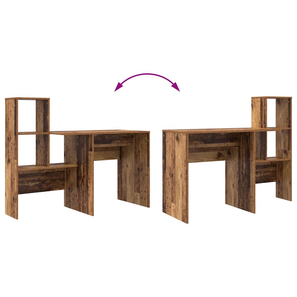 Desk Old Wood 131.5 x 50 x 106.5 cm Engineered Wood